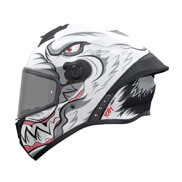MT Helmets MT Targo S Toby A0 Gloss White